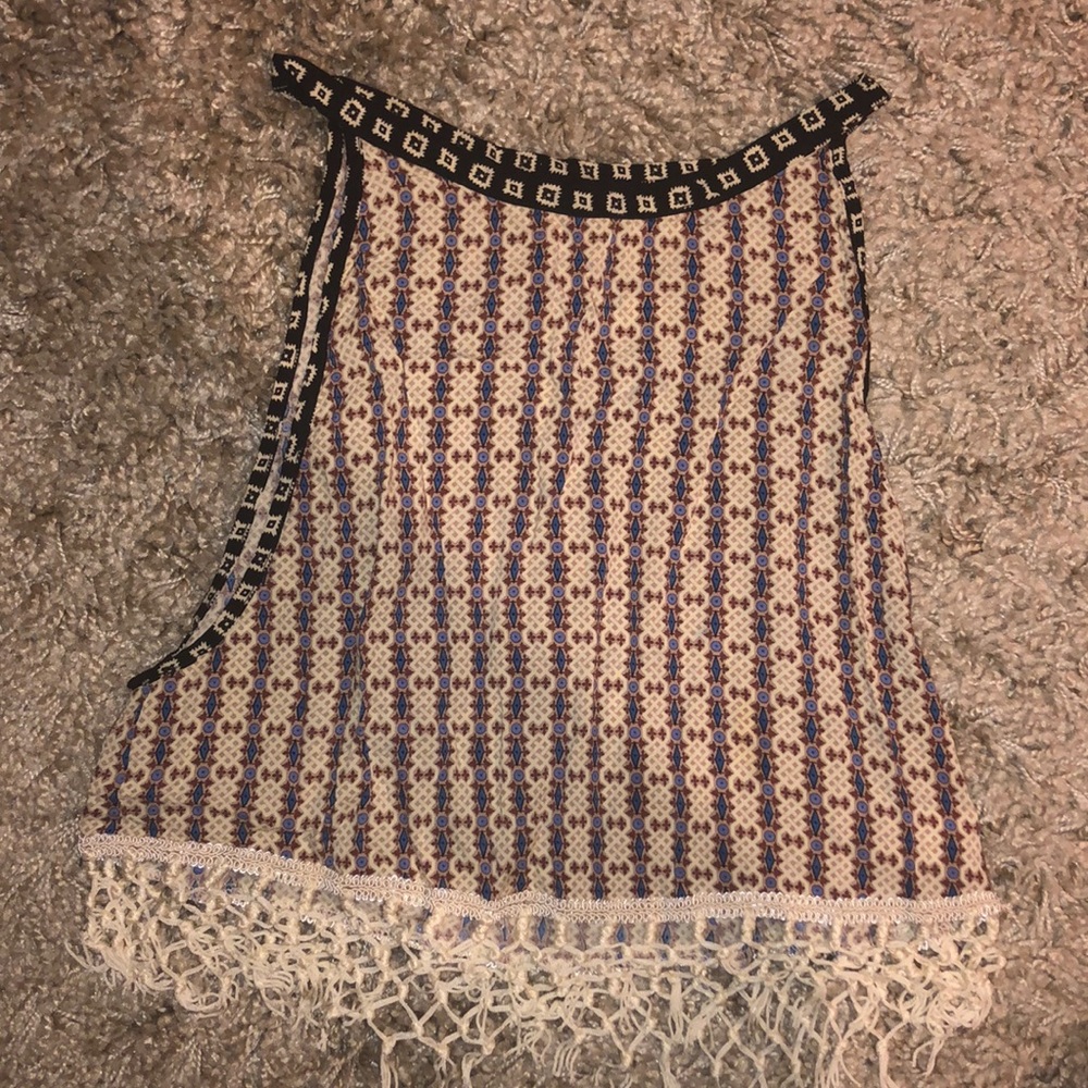 Tribal print summer top